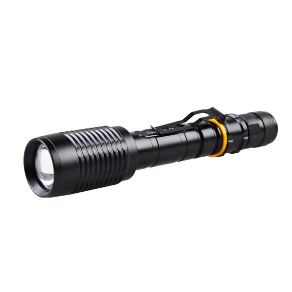 New Arrival Flashlight 1000 Lumens, Stunt Gun Focus T6 Long Beam Flash Light Rechargeable