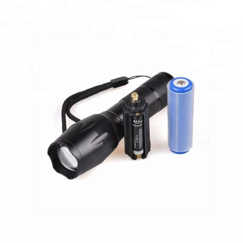 365nm 395nm High Power UV Led Flashlight Zoom Fluorescent Blacklight Ultraviolet 18650 Flash Light Torch for Detection