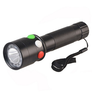 3 Color Flashlight White Red Green Railways Signal Portable LED Tri colour Torch For Camping Hunting Outdoor