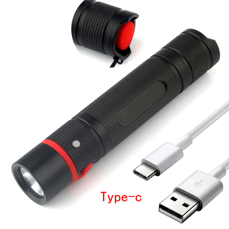 Topcom Pocket USB Flashlight 5W UV Flashlight High Quality UV Flashlight 365nm Aluminum Alloy Flash Light for Money Detect