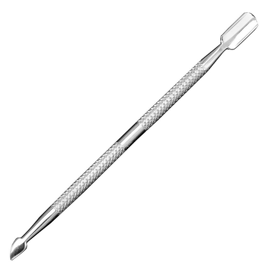 Custom label stylish angled cuticle nail pusher