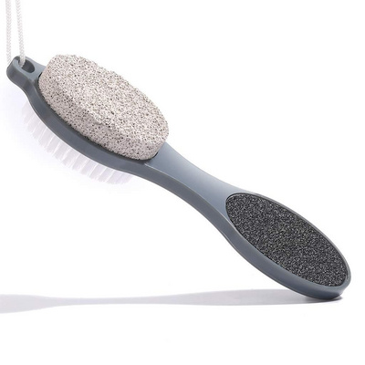 Multi Purpose 4 in 1 Feet Pedicure Tools with Foot Scrubber Pumice Stone