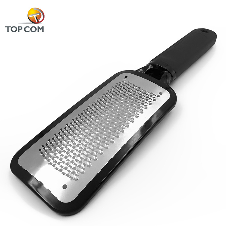 Custom black foot grater file stainless steel remover