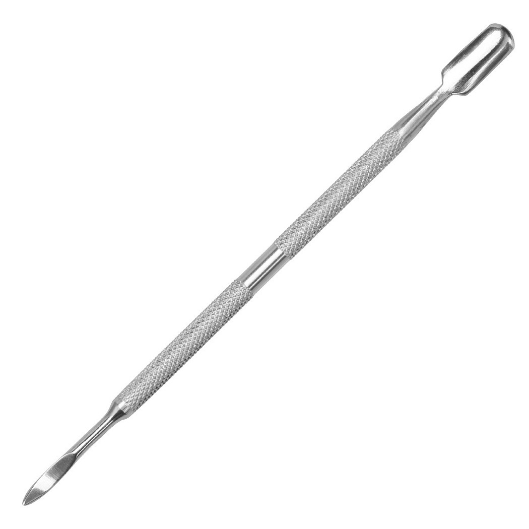 Custom label stylish angled cuticle nail pusher