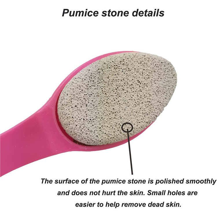 Wholesale plastic pedicure foot pumice stone file callus remover