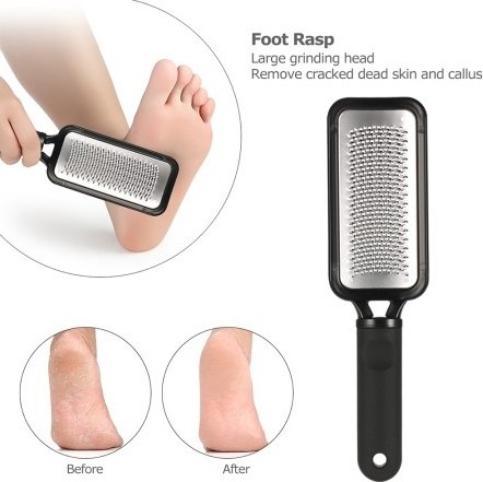 Stainless Steel Fine Callus Remover Foot Exfoliating Scrubber Cleaner Foot File