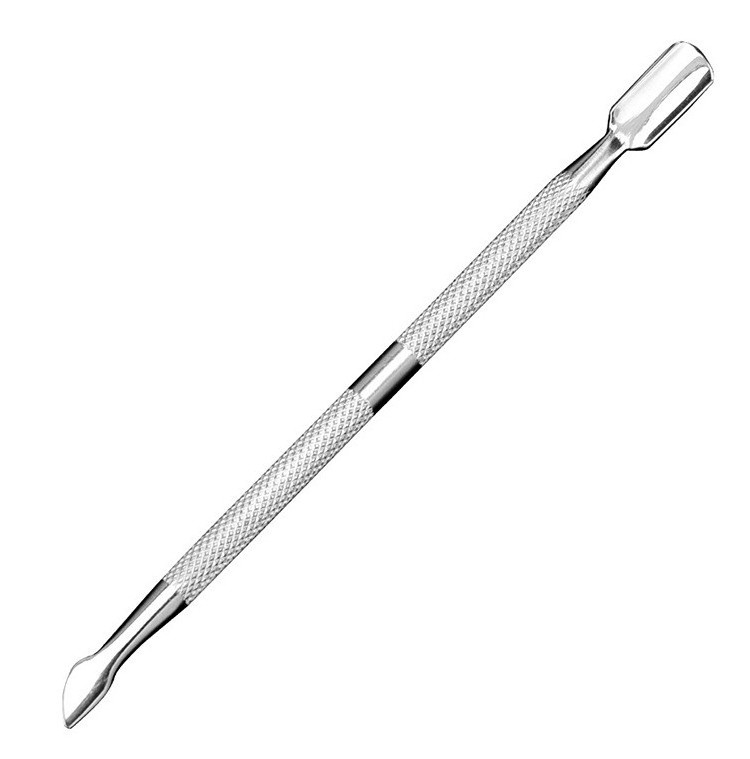 Custom label stylish angled cuticle nail pusher