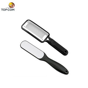 2 PCS Dual Sided Professional Pedicure Tools Stainless Steel Foot File Rasp Callus Remover