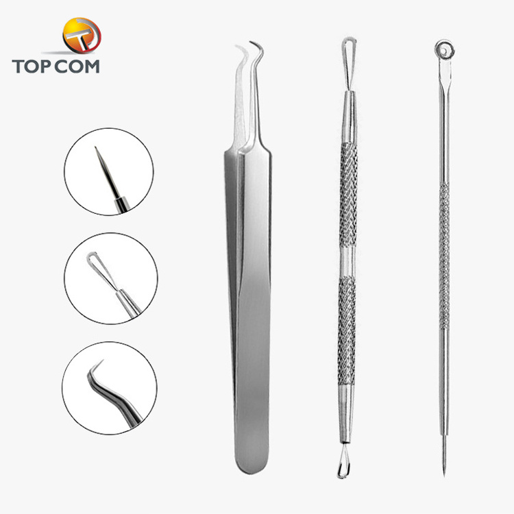 Facial comedo blackhead removal squeezer tool