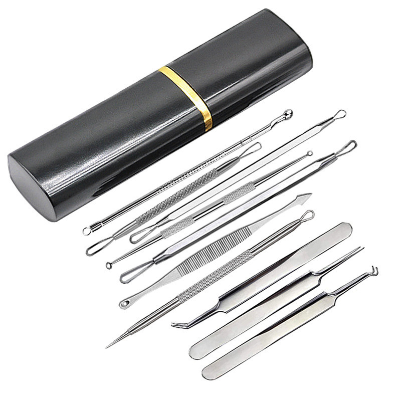 New arrival Blackhead Remover Comedones Extractor Acne Removal Kit with customized package