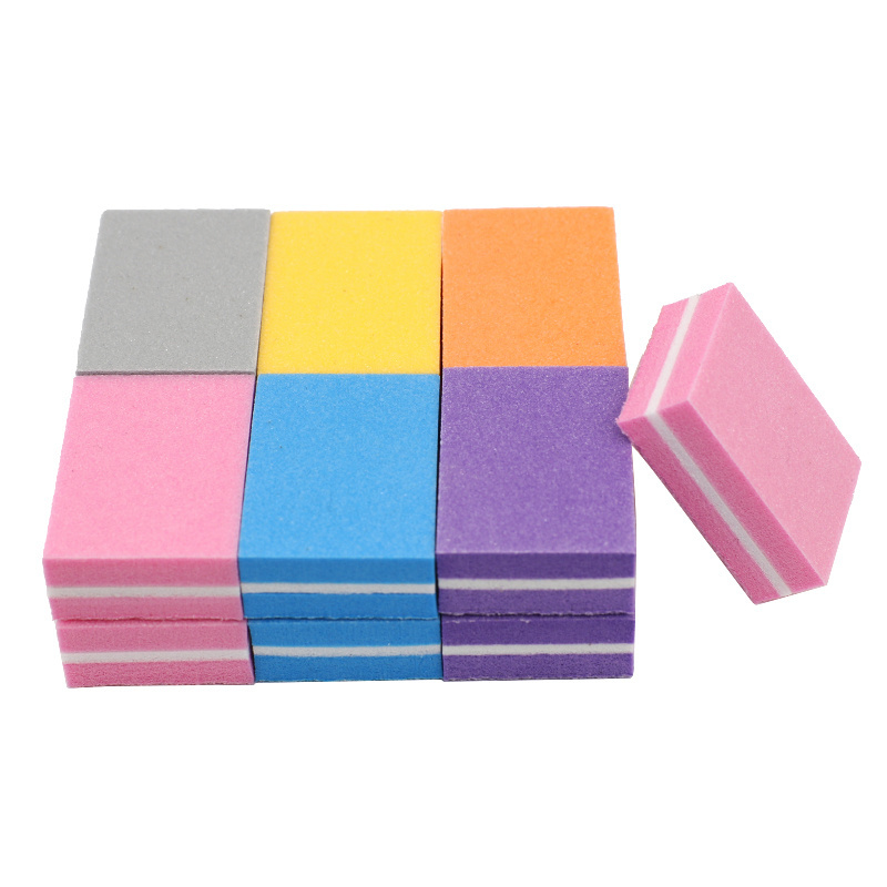 Hot selling nail tool mini sponge shining nail buffer block