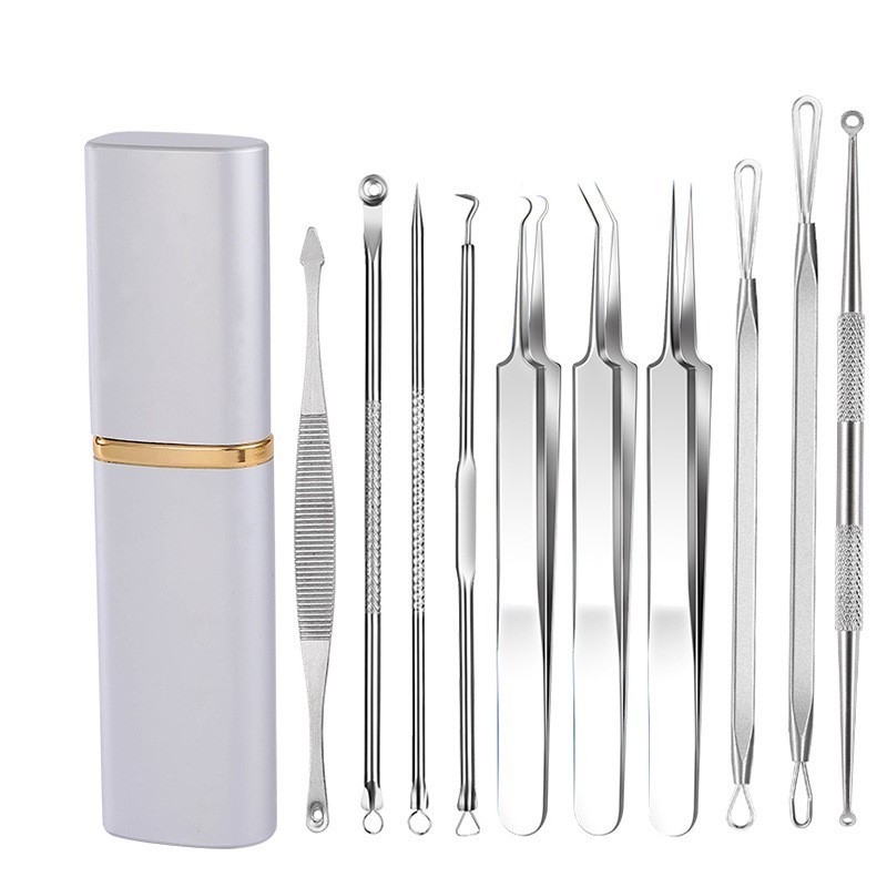 New arrival Blackhead Remover Comedones Extractor Acne Removal Kit with customized package