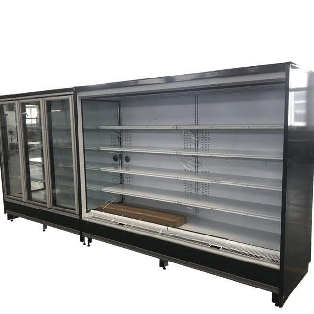 Topcool Snowsea Professional Manufacture Refrigerated Showcase Commercial Upright Freezer