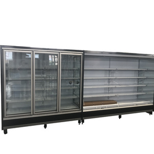 Topcool Snowsea Professional Manufacture Refrigerated Showcase Commercial Upright Freezer