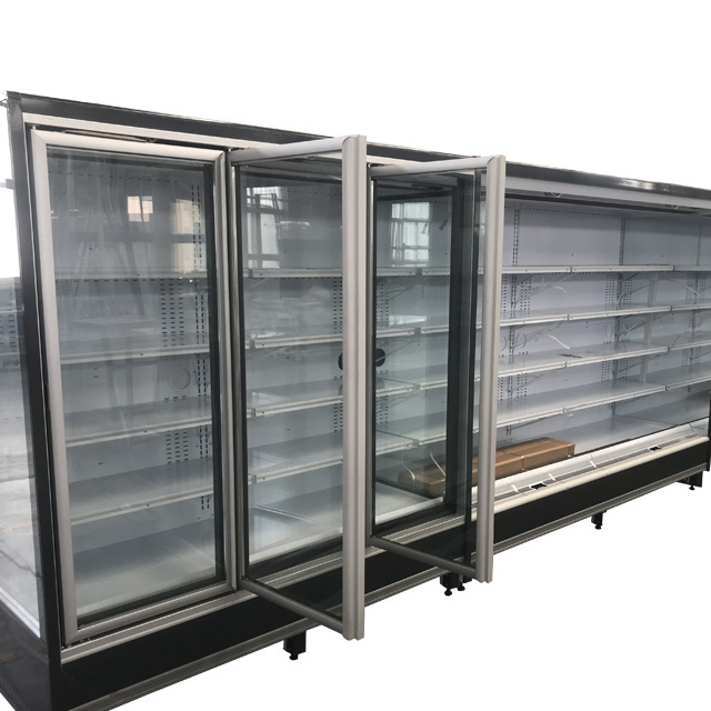 Topcool Snowsea Professional Manufacture Refrigerated Showcase Commercial Upright Freezer