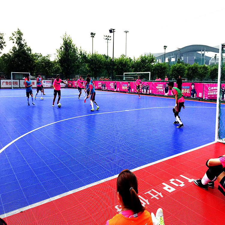 anti slip waterproof outdoor sport Factory price high quality polypropylene portable and movable cost to build futsal court