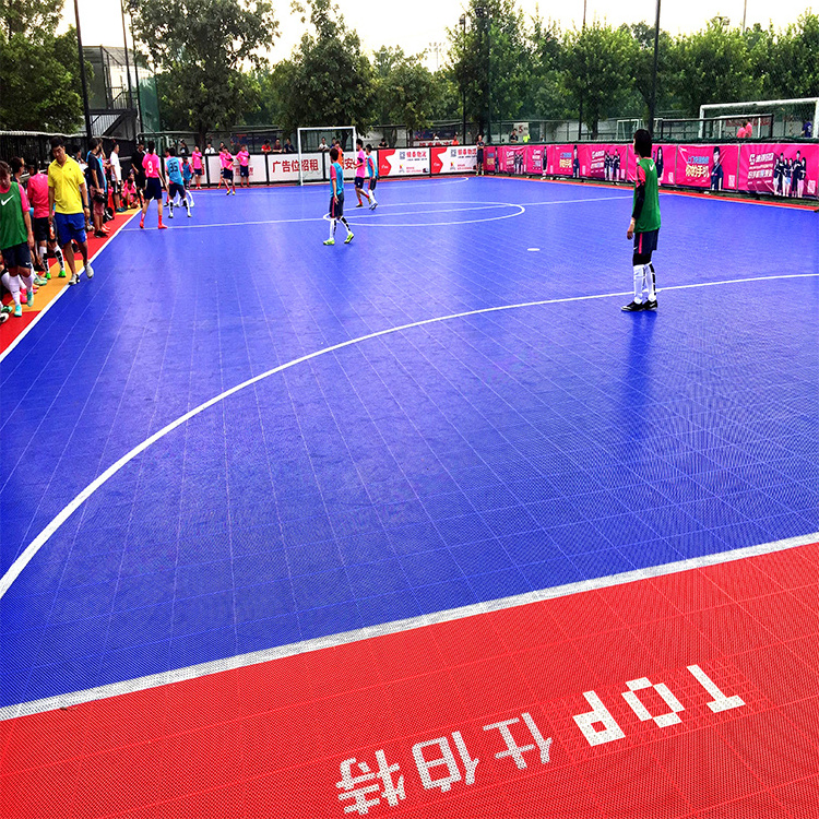 anti slip waterproof outdoor sport Factory price high quality polypropylene portable and movable cost to build futsal court