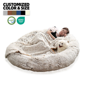 Large 75" * 50" * 14" Human Dog Bed size XXL orthopedic human-sized cama humana para perro memory foam luxury big pet dog bed