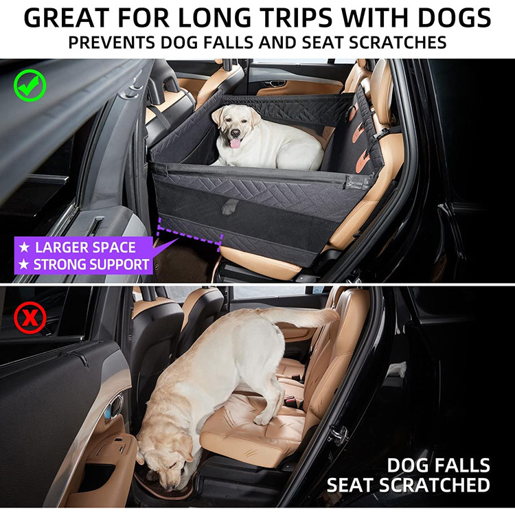 Wholesale Custom Back Seat Extender Dog Car Seat Cover Bed Mattress for Car SUV Truck Pet Car Seat