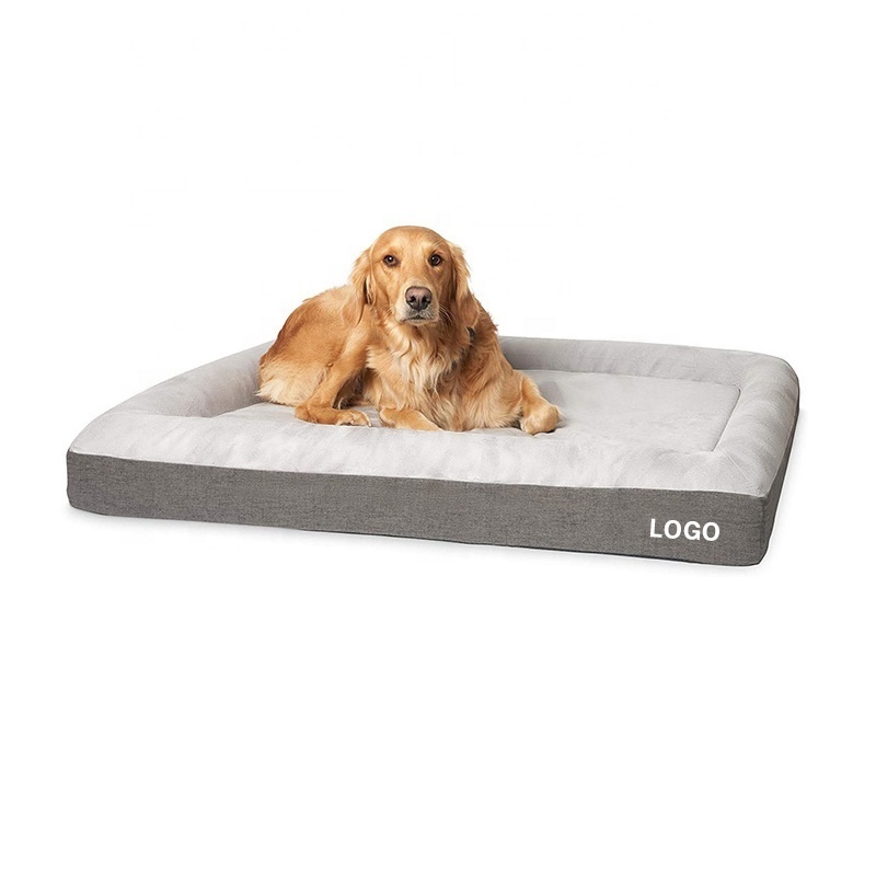 Waterproof Micro Suede Memory Foam Bed For Dogsleeping Mat Egg Pet Bed Crib