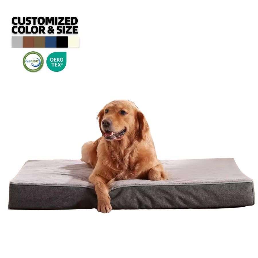 Extra Large Outdoor Dog Bed cama para perro Washable Breathable Cooling Gel Memory Foam Sofa-Style Orthopedic Pet Dog Bed