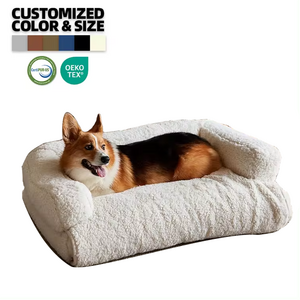 Memory Foam Hot sale Boucle Fabric Pet Dog Bed