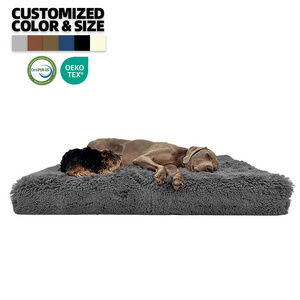 houses large washable luxury orthopedic memory foam dog pet bed sleeping mat for large dogs