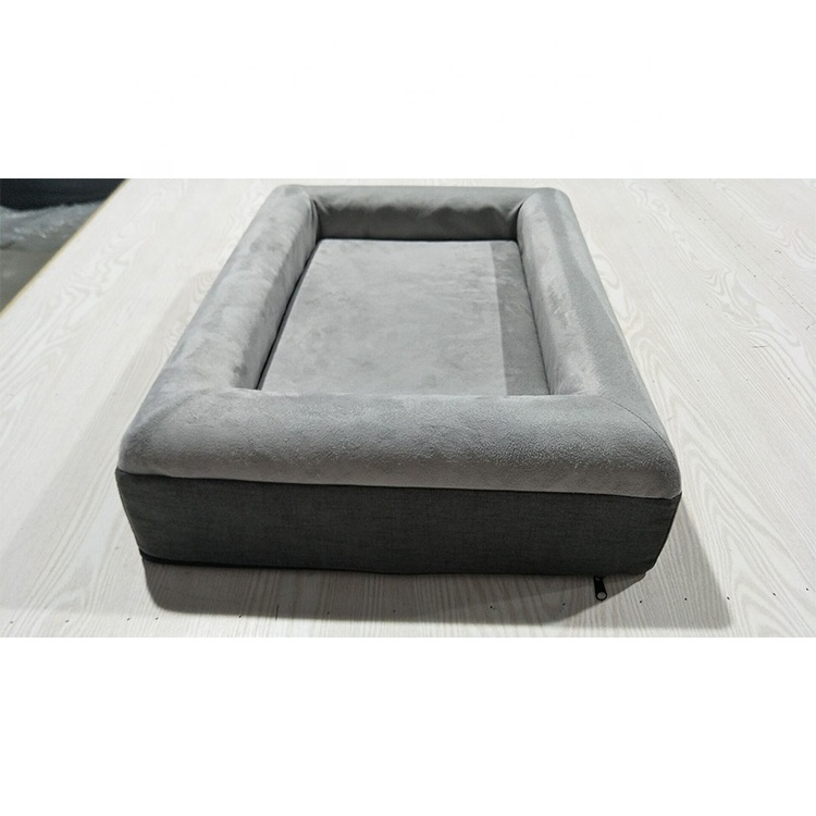 Waterproof Micro Suede Memory Foam Bed For Dogsleeping Mat Egg Pet Bed Crib