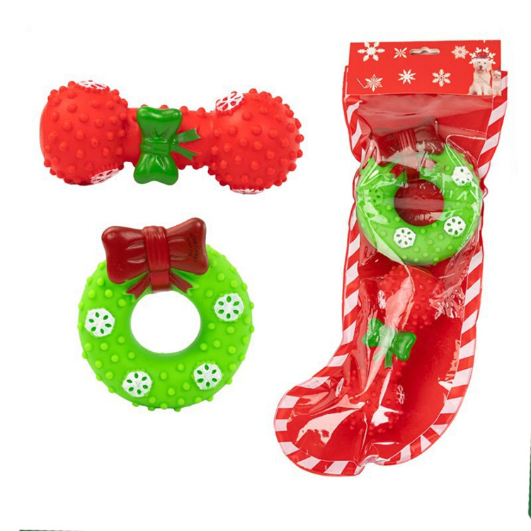 New Product Pet Toys Christmas Set Durable Durable Chewing Dog Toys