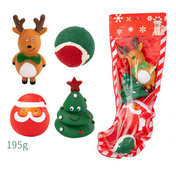 New Product Pet Toys Christmas Set Durable Durable Chewing Dog Toys