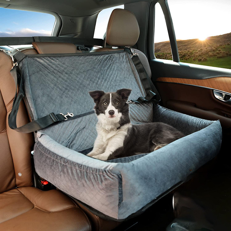 Factory Price High Quality Custom Portable Dog Car Seat Bed,Luxury Car Bed For Dogs