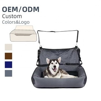 Factory Price High Quality Custom Portable Dog Car Seat Bed,Luxury Car Bed For Dogs