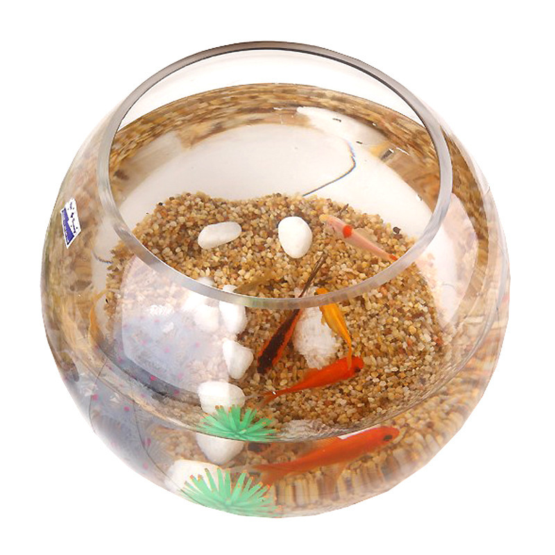 15cm/20cm/25cm/30cm/40cm/45cm Wholesale clear ball shaped round flower glass bowl vase fish tank