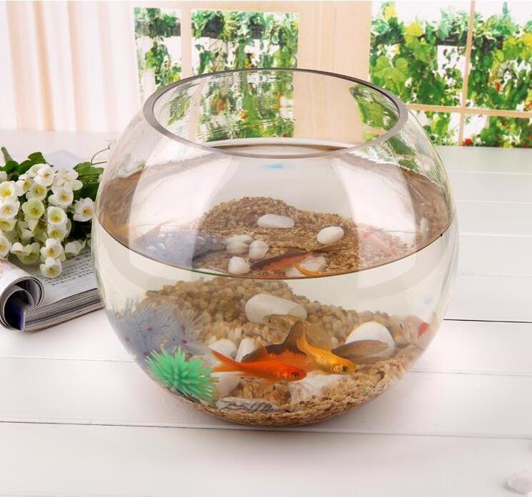 15cm/20cm/25cm/30cm/40cm/45cm Wholesale clear ball shaped round flower glass bowl vase fish tank