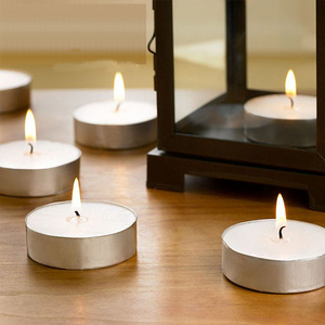 China supplier sales 14g  high quality luxury paraffin tealight wax 4 hours burning candle 50pcs 100pcs