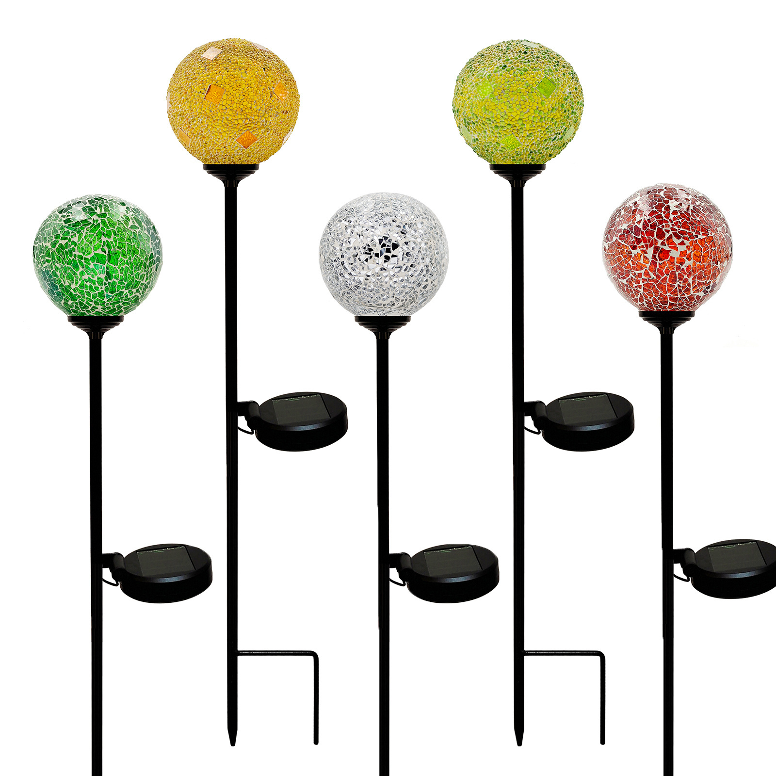 Easy Install Classic Solar Powered Outdoor Pole Light with Stake Led Garden Lighting Solar Lights Stakes Outdoor