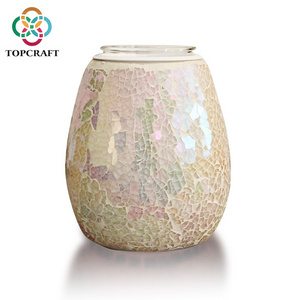 Hot Sale Unique Custom Electric Mosaic Handmade Wax Melter Essentials Oil Burner For Home Fragrance