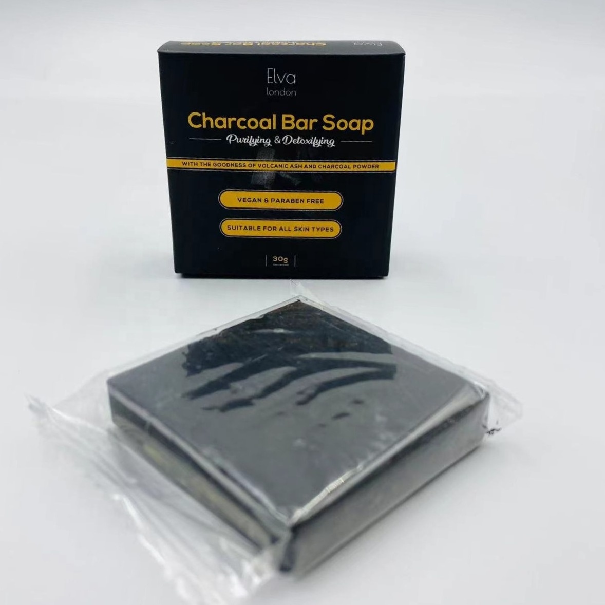 Bamboo charcoal soap wash face oil control acne remove blackheads  oil soap  men women cleansing soap