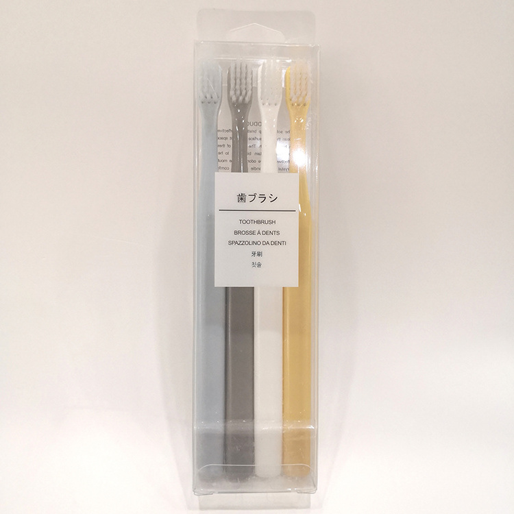 Toothbrush Japanese Pure Soft Hair Toothbrush Four Toothbrushes