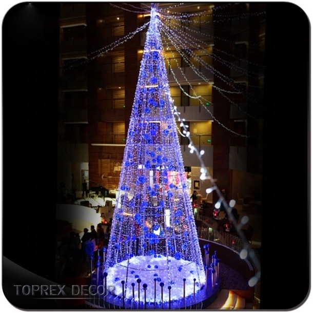 Toprex decor luz navidad exterior large xmas decoration outdoor led Christmas cone tree light