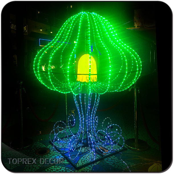 3D motif customizable luces navidad christmas decor outdoor waterproof jellyfish lamp