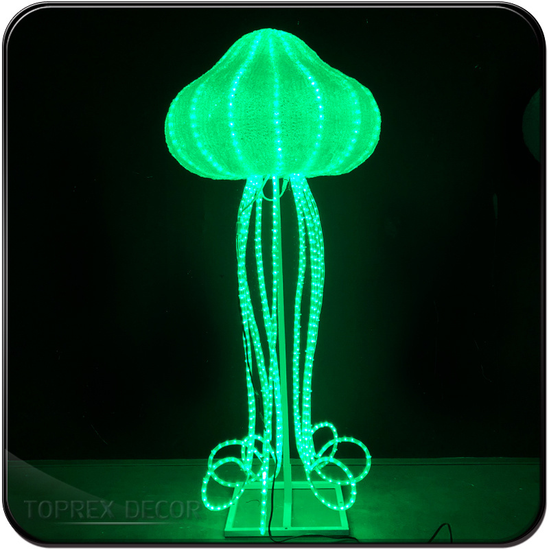 3D motif customizable luces navidad christmas decor outdoor waterproof jellyfish lamp