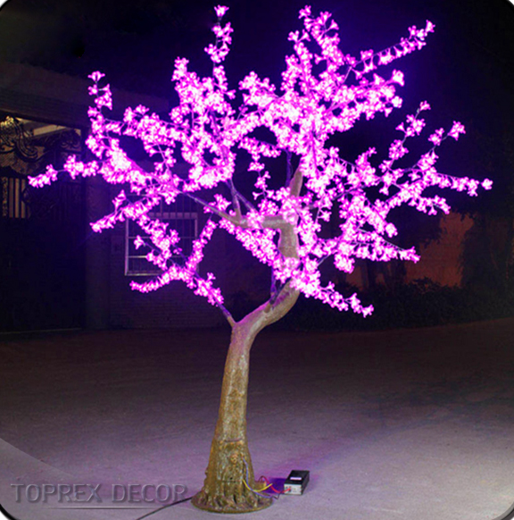 Decorative lighting Artificial Plant Led Lighted Blossom Cherry Tree centerpiece for Christmas Decoration by Manufacturer