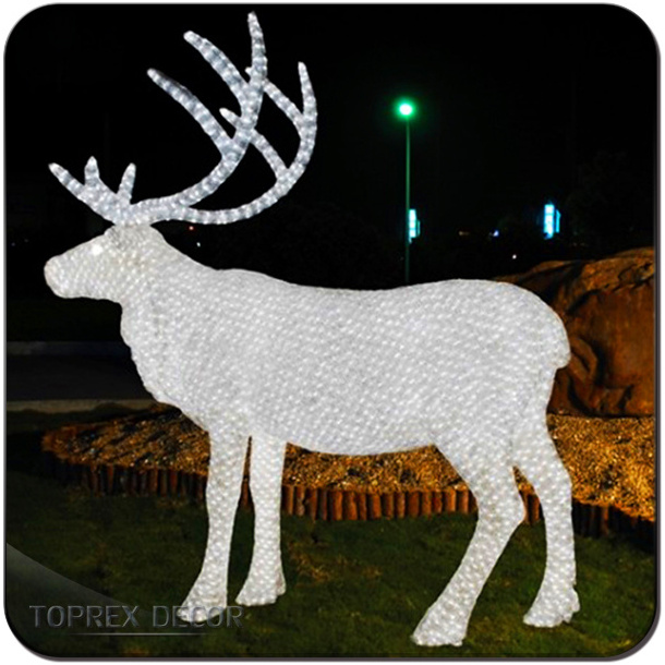 Best sale plastic deer animal figurines reindeer christmas outdoor deer