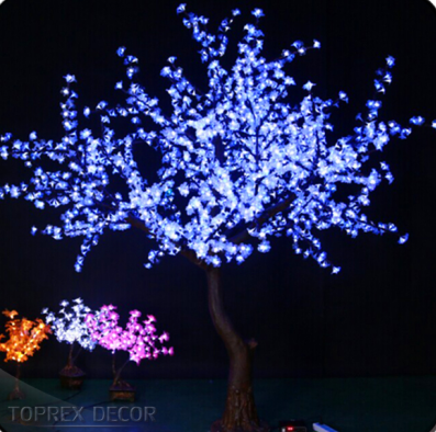 Decorative lighting Artificial Plant Led Lighted Blossom Cherry Tree centerpiece for Christmas Decoration by Manufacturer