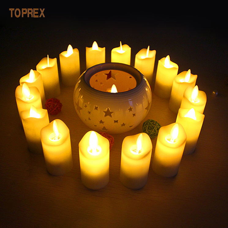 2024 High Quality Simulated Electric Rechargeable  LED Tea Candle Light AC Powered for Wedding Centerpieces Decoration