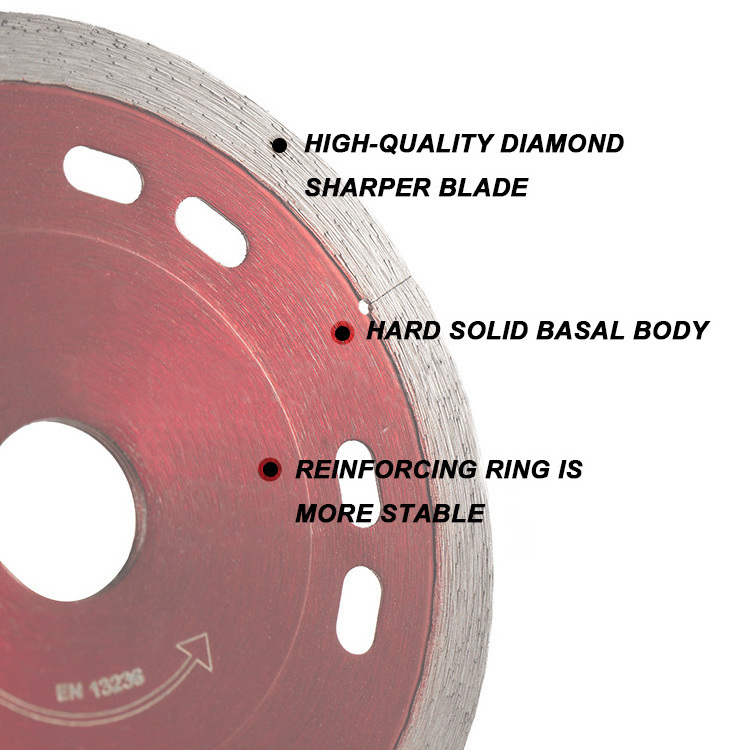 Super Thin Diamond Tile Blade Porcelain Saw Blade Cutting Disc Wheel for Cutting Porcelain Tiles Granite Marble Ceramics