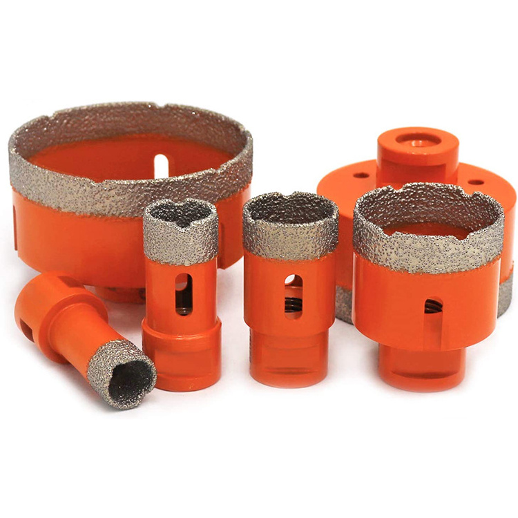 Vacuum Brazed M14 Diamond Tools Cutting Bit Tile Hole Saw Diamond Core Drill Bit Set drilling core bits for class