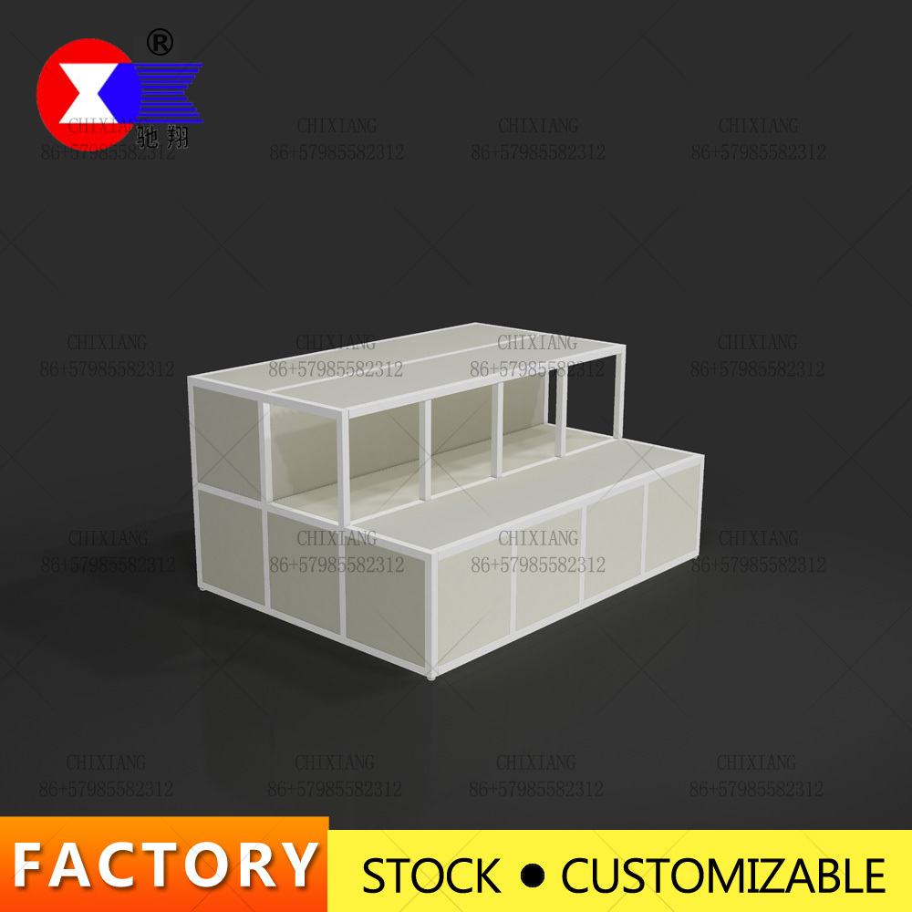 Hotsale NOME department store furniture  MINISO store clothing Island shelves New design of supermarket rack