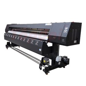 3.2m 10feet Eco solvent outdoor Printer with double xp600 printhead